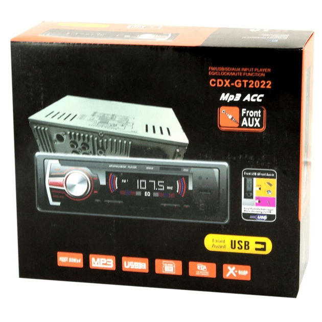 Автомагнітола Pioneer 1281 ISO — MP3,FM, USB, microSD-карта